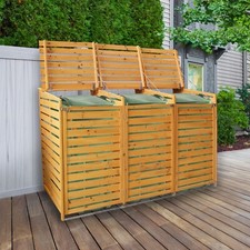 Wheelie Bin Storage Triple