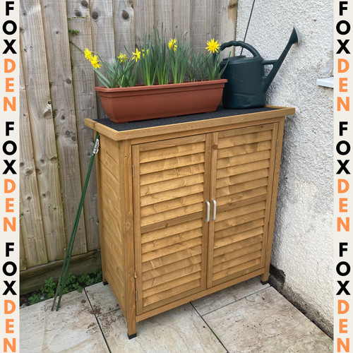 Small wooden garden shed - garden,