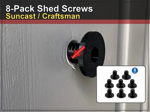Suncast craftsman shed - craftsman, screws