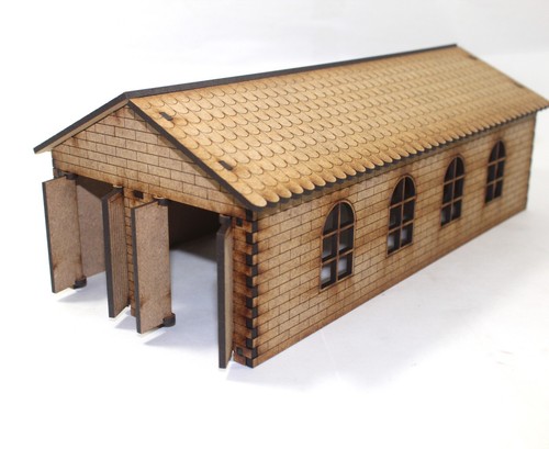 Model railway engine - engine, shed