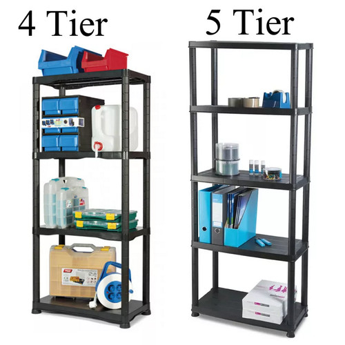 Tier plastic shelf - 4/5, storage